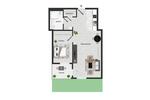 Etagenwohnung Sandhausen - 2 Zimmer, 68 m&sup2;, 950&euro; | Angebot:26439169