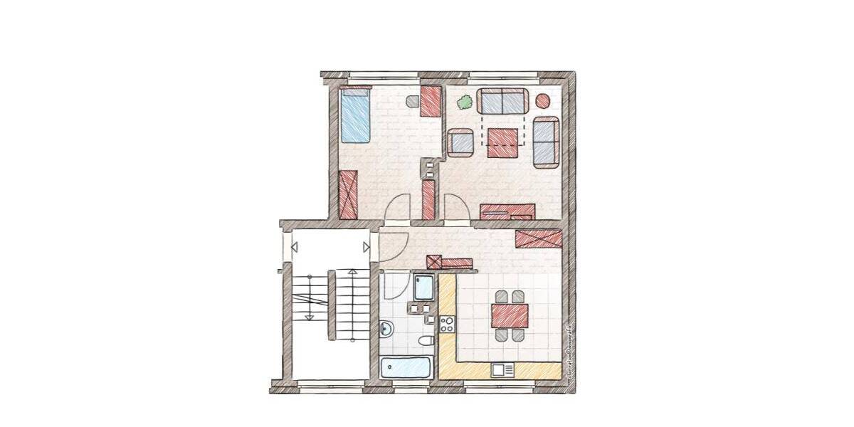 Etagenwohnung Solingen Wald - 1 Zimmer, 269 m&sup2;, 469.000&euro; | Angebot:23969412