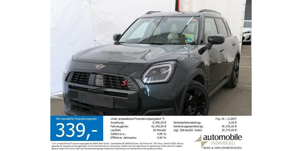 Mini Countryman S (Cooper) 12.990 km 40.640 &euro; Paderborn 33100