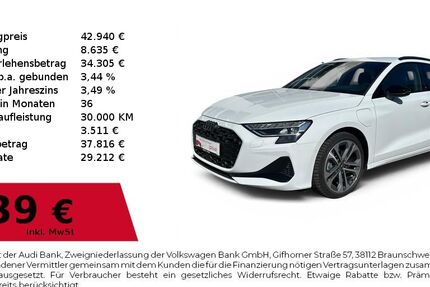 Audi A3 7.613 km 42.940 &euro; Dessau-Roßlau 06844