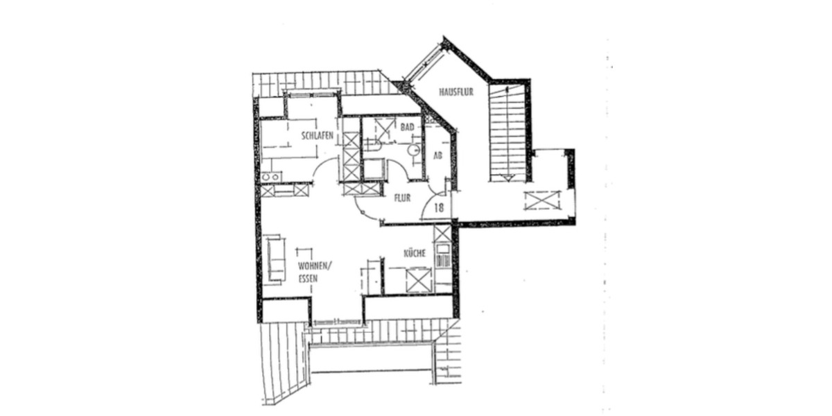 Dachgeschoßwohnung Bad Segeberg - 2 Zimmer, 40 m&sup2;, 700&euro; | Angebot:25398041