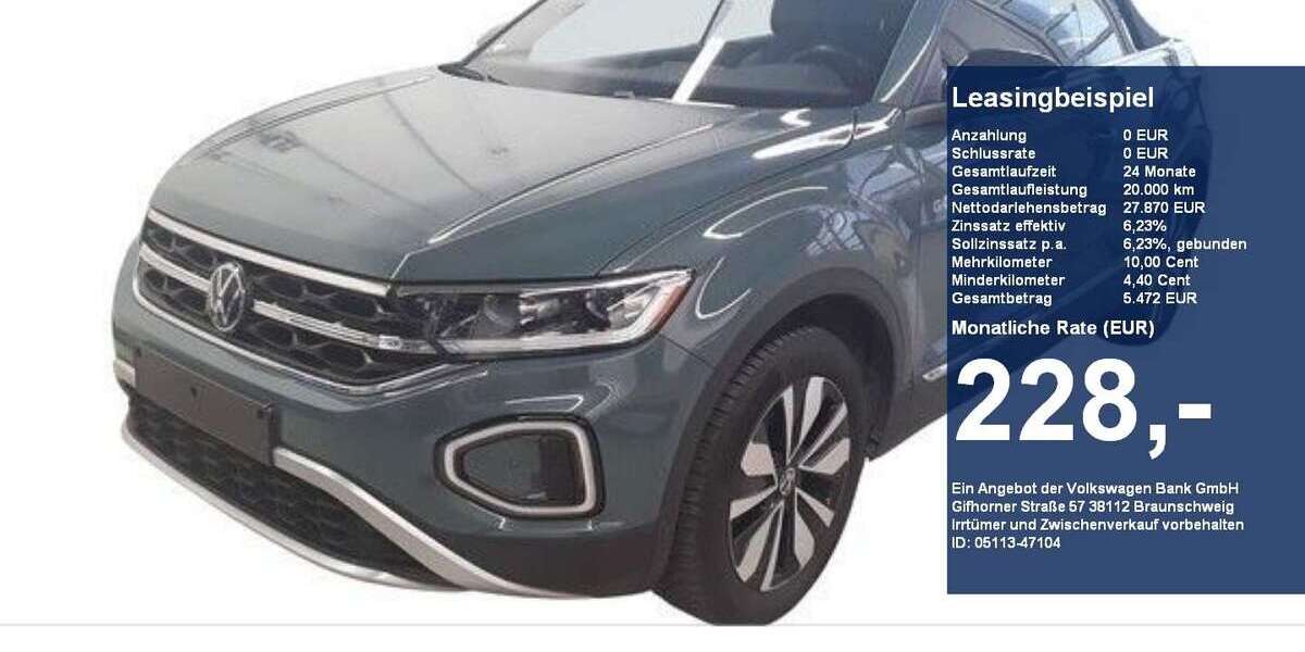 VW T-Roc 8.270 km 27.870 &euro; Vilsbiburg LK Landshut 84137