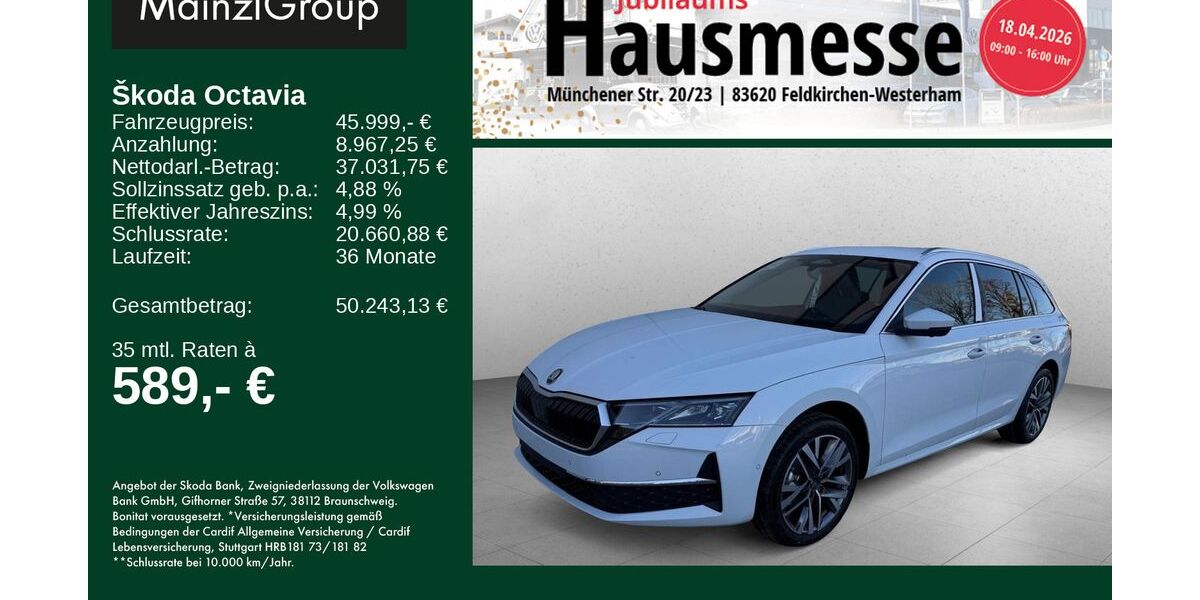 Skoda Octavia 5.500 km 45.999 &euro; Feldkirchen-Westerham 83620