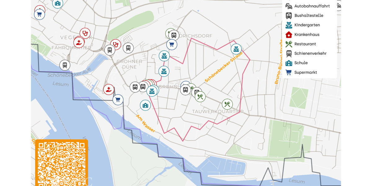 Gewerbeobjekt Bremen Grohn - 1 Zimmer, 399.000&euro; | Angebot:25820544