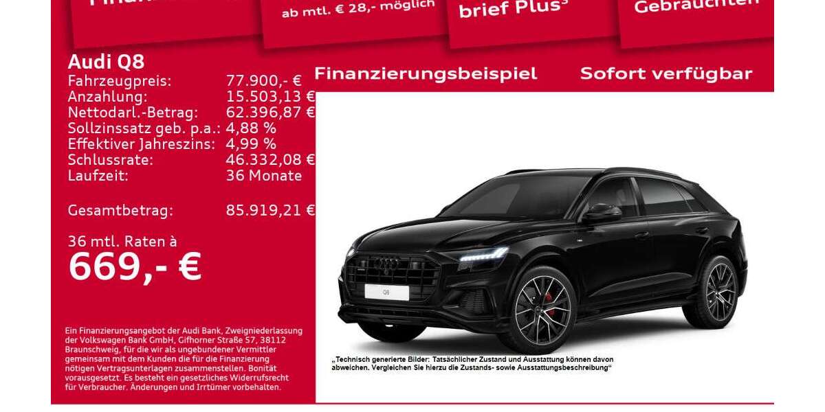 Audi Q8 51.600 km 77.900 &euro; Berlin 12489