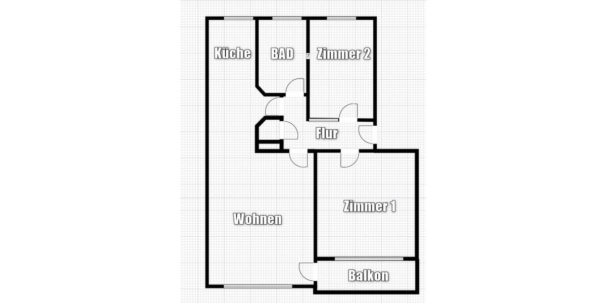 Etagenwohnung Georgsmarienhütte - 3 Zimmer, 72 m&sup2;, 135.000&euro; | Angebot:26419182