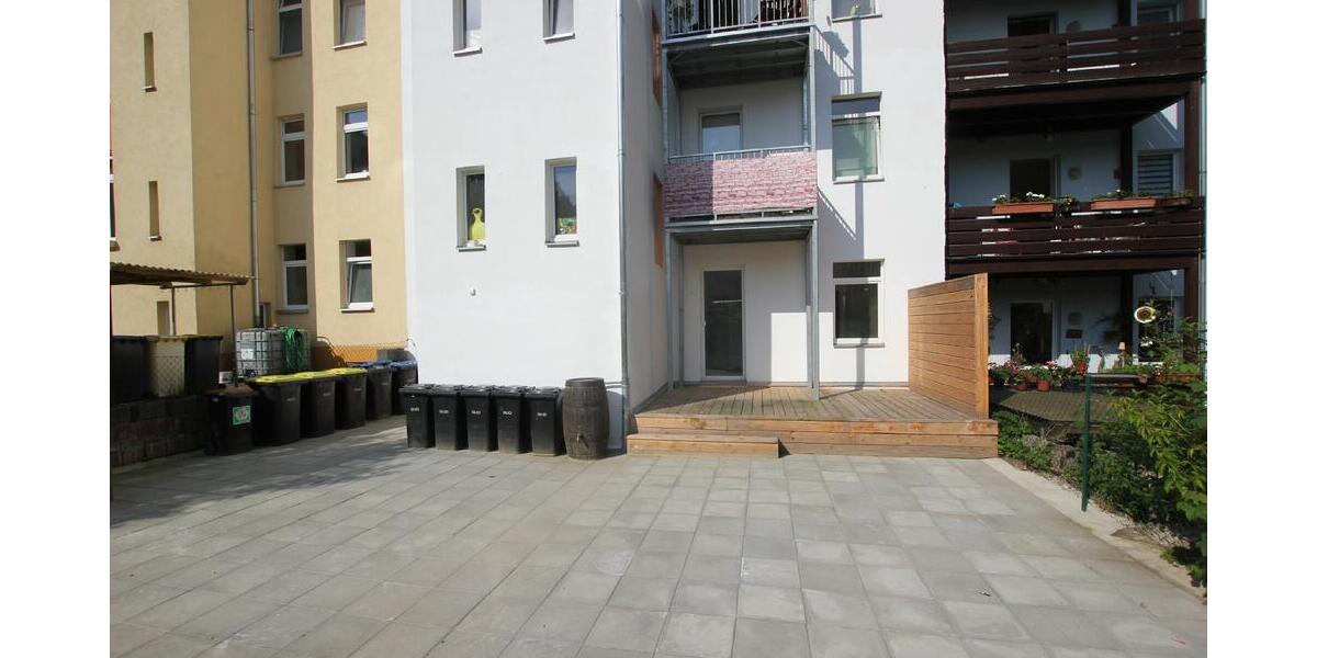 moderne 1 Raum-Wohnung mit 15 m² großer Terrasse und Mietergarten! - Erdgeschoßwohnung Gera Pforten | Angebot:26882352