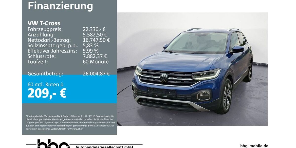 VW T-Cross 49.221 km 22.330 &euro; Freudenstadt 72250