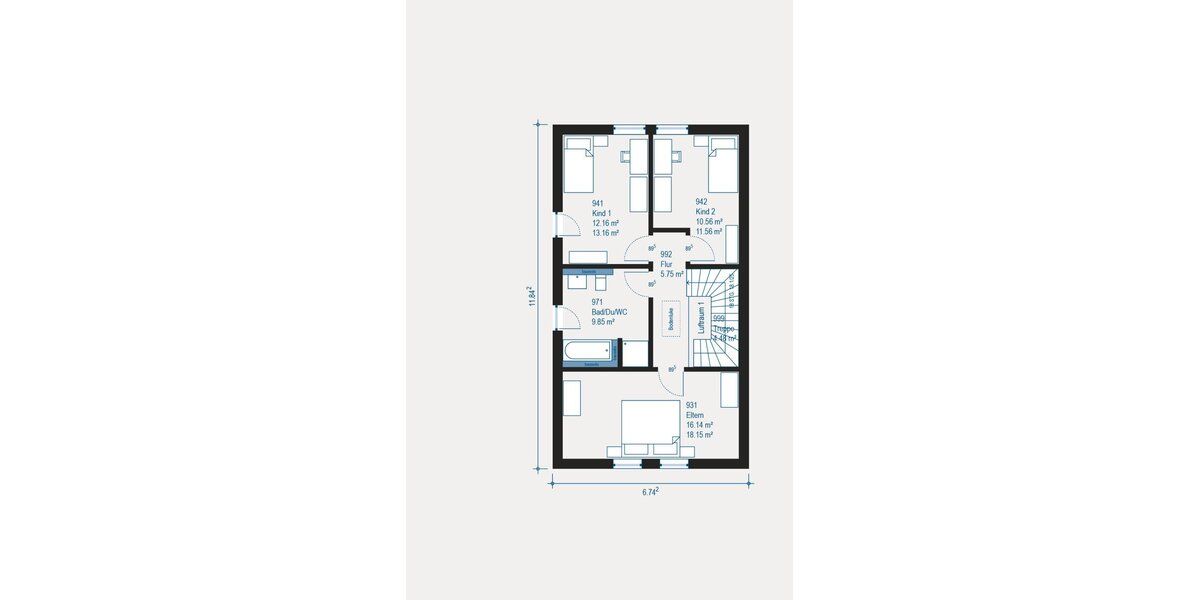 Raumwunder für Familien - Ihr individuell planbares Traumhaus - Doppelhaushälfte Friedrichshafen Baden Württemberg | Angebot:27333260