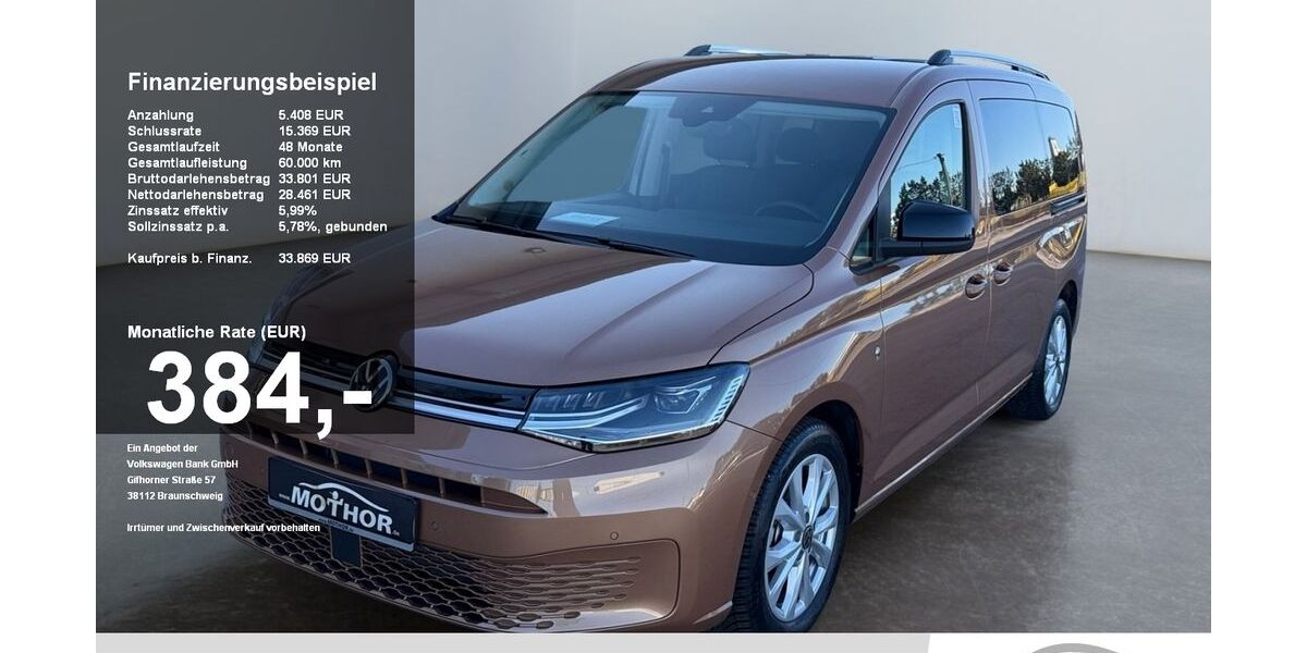 VW Caddy Maxi 9.996 km 33.869 &euro; Brandenburg 14770