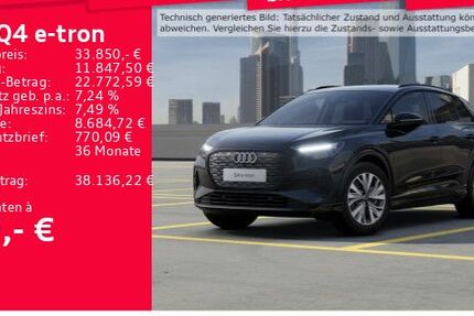 Audi Q4 e-tron 27.465 km 33.850 € Frankfurt am Main 60326