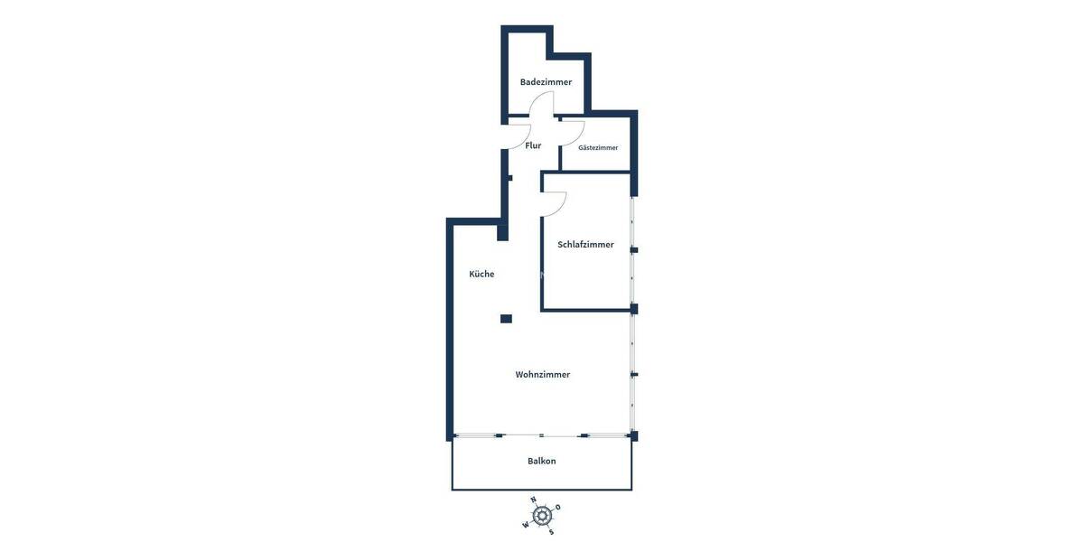 Etagenwohnung Barth Stadtkern - 3 Zimmer, 60 m&sup2;, 304.560&euro; | Angebot:25910641