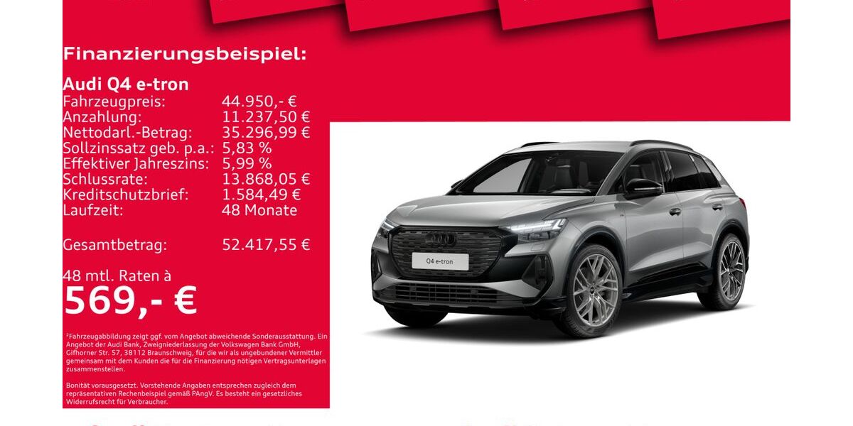 Audi Q4 e-tron 6.155 km 44.950 &euro; Hannover 30179