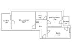 Etagenwohnung Freiberg - 2 Zimmer, 65 m&sup2;, 79.900&euro; | Angebot:26828051