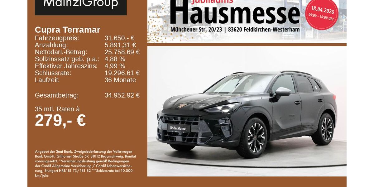 Cupra Terramar 26.600 km 31.650 &euro; Feldkirchen/Westerham 83620