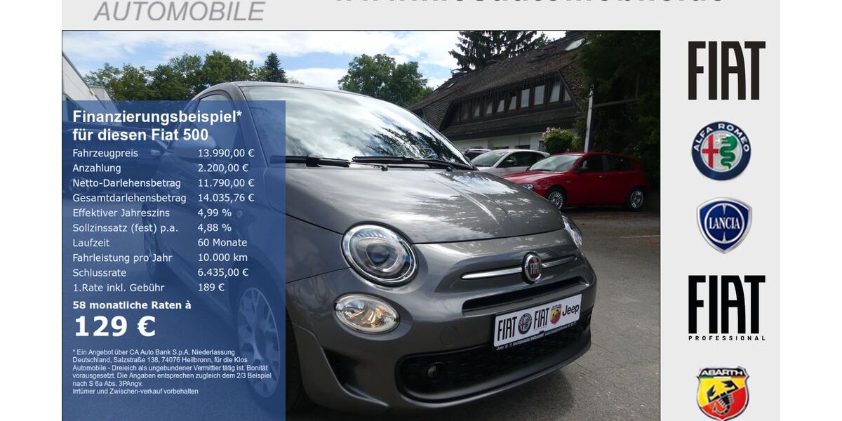 Fiat 500 23.425 km 13.990 &euro; Dreieich 63303