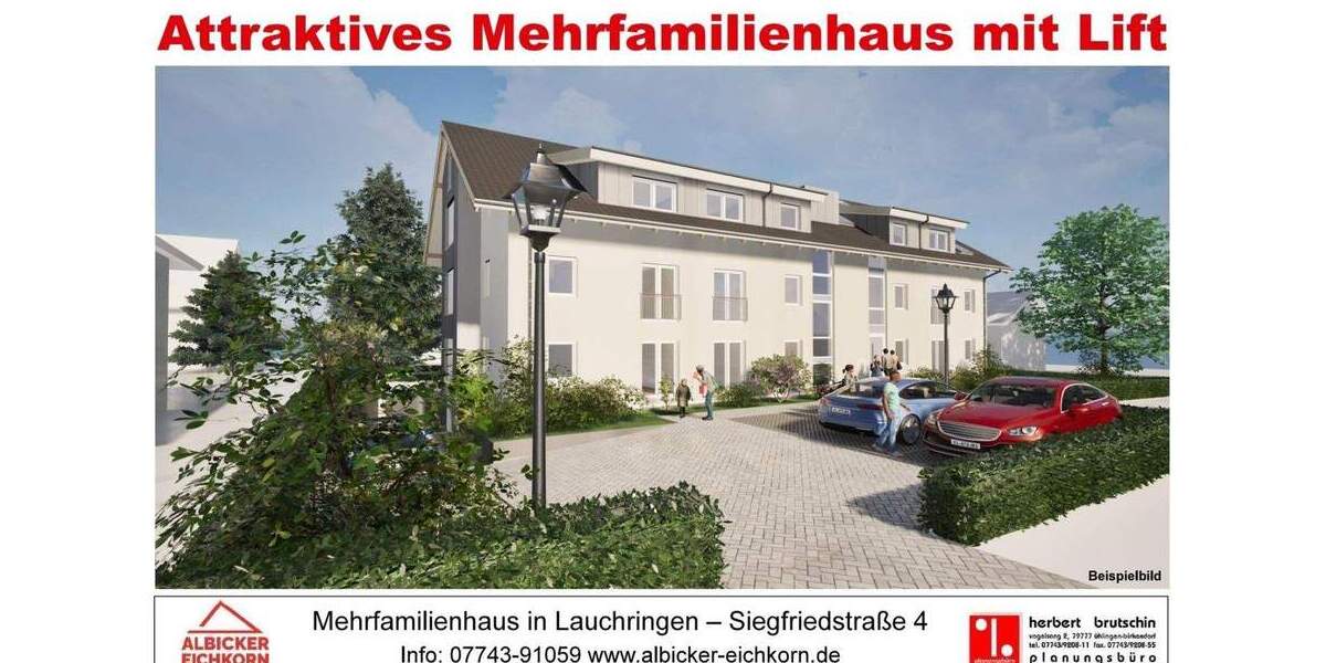 Etagenwohnung Unterlauchringen - 3 Zimmer, 95 m&sup2;, 422.750&euro; | Angebot:25696630