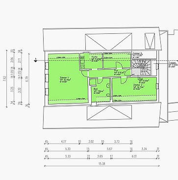 Zentral Innenstadtlage - Toll Saniertes MFH mit 7 Wohnungen + Innenhof + Stellplätzen zu verkaufen in Dinkelsbühl 1 zimmer