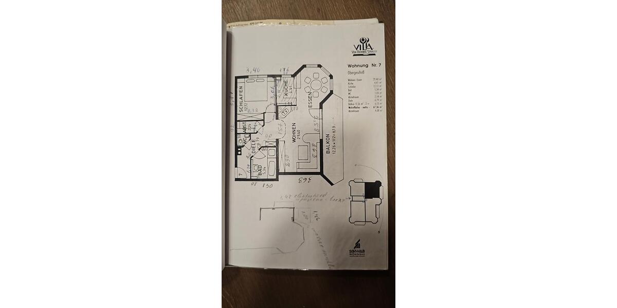 Etagenwohnung Bad Friedrichshall - 2.5 Zimmer, 67 m&sup2;, 245.000&euro; | Angebot:26967558
