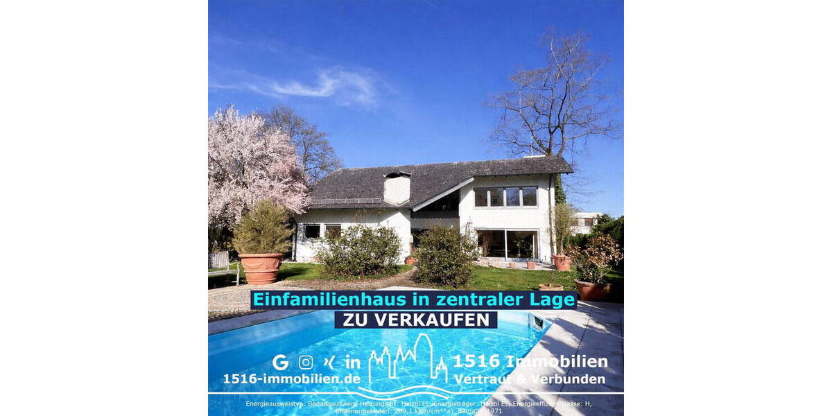 Einfamilienhaus Ingolstadt - 6 Zimmer, 180 m&sup2;, 1.690.000&euro; | Angebot:26236537