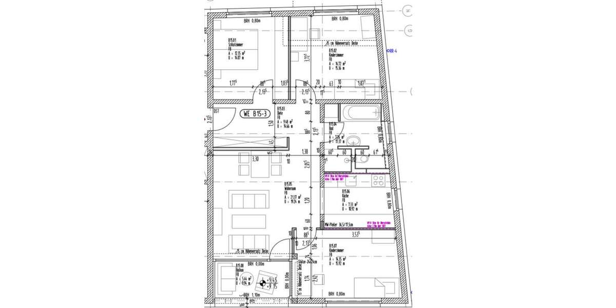 Etagenwohnung Cottbus Brunschwig - 4 Zimmer, 93 m&sup2;, 1.119&euro; | Angebot:26381238