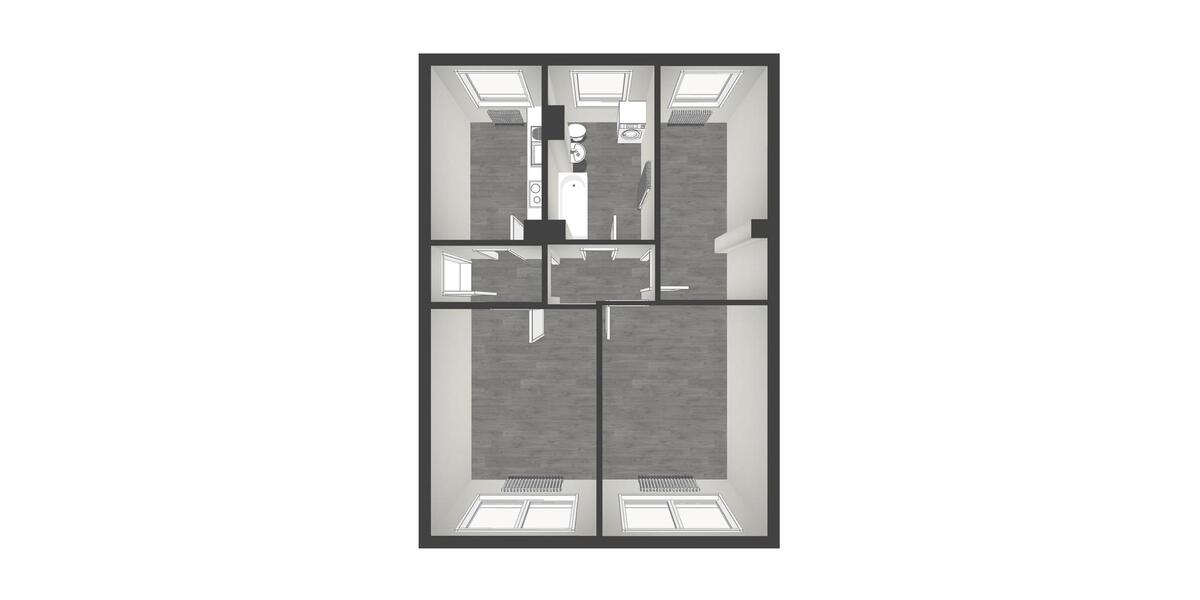 Etagenwohnung Osterwieck - 4 Zimmer, 75 m&sup2;, 261&euro; | Angebot:21618413