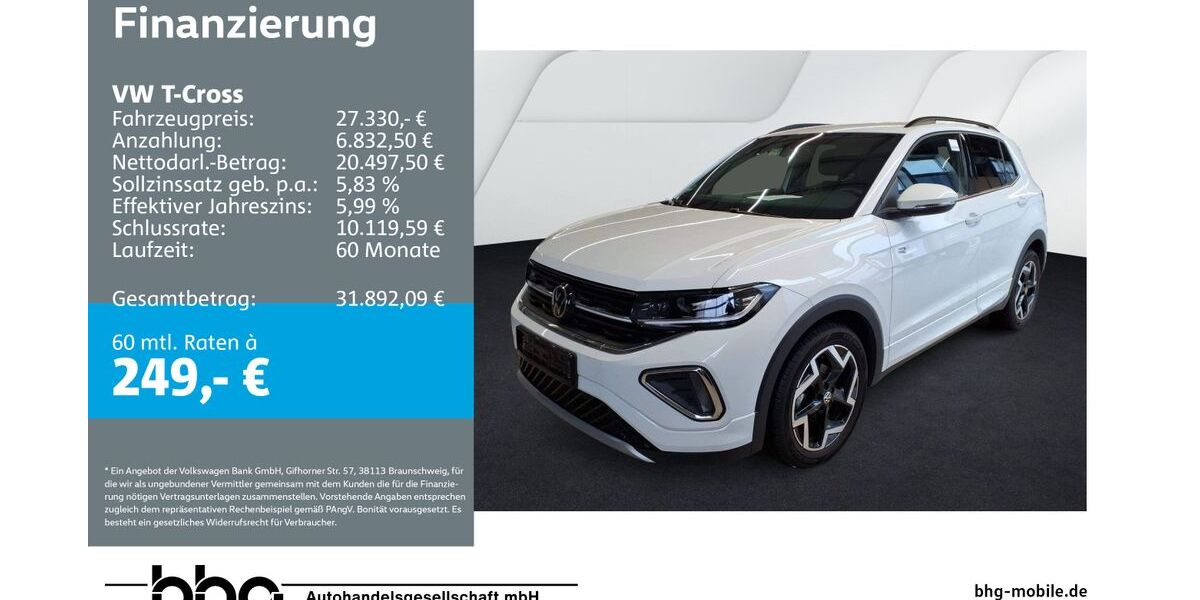 VW T-Cross 25.398 km 27.330 &euro; Reutlingen 72770