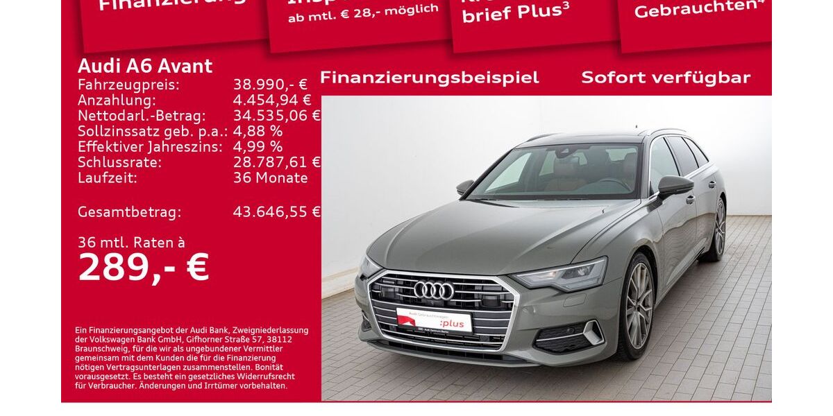 Audi A6 58.500 km 37.390 &euro; Berlin 12489