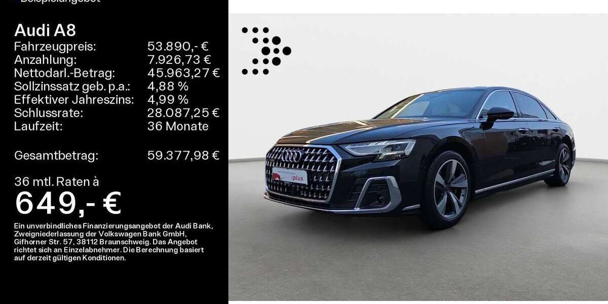 Audi A8 90.434 km 53.890 &euro; Königstein-TS 61462
