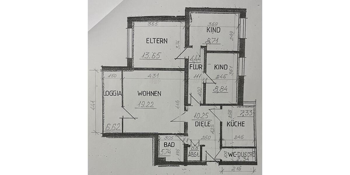 Etagenwohnung Gütersloh Avenwedde - 4 Zimmer, 85 m&sup2;, 220.000&euro; | Angebot:25834244