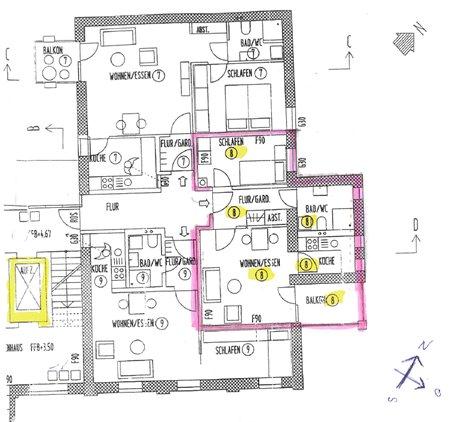Etagenwohnung Schwäbisch Gmünd Bargau - 2 Zimmer, 41 m&sup2;, 130.000&euro; | Angebot:26326888