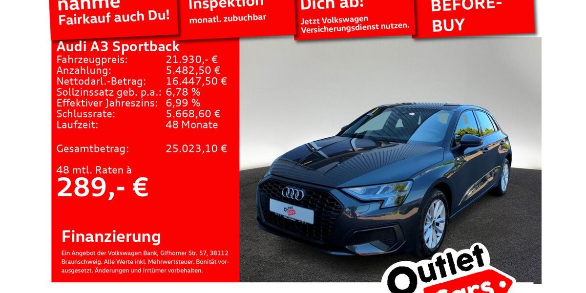 Audi A3 69.968 km 21.930 &euro; Senden 89250