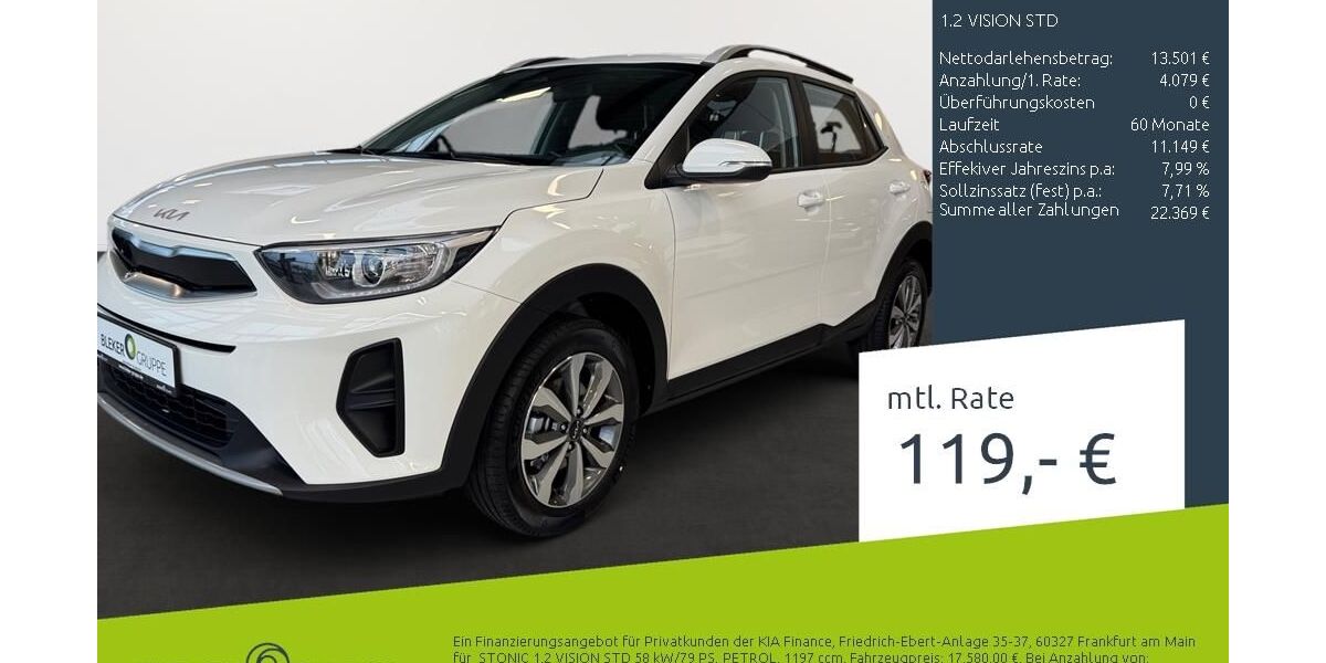 Kia Stonic 18.980 km 16.680 &euro; Münster - Amelsbüren 48163