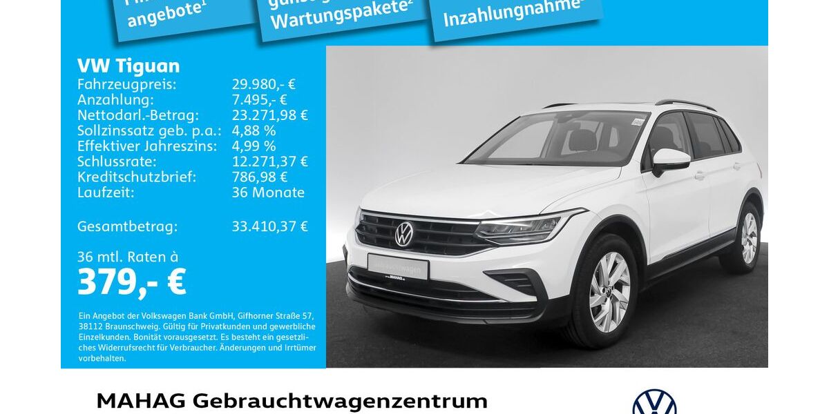VW Tiguan 57.243 km 29.980 &euro; München 80935