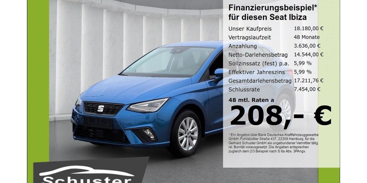 Seat Ibiza 17.548 km 18.180 &euro; Ruhstorf 94099