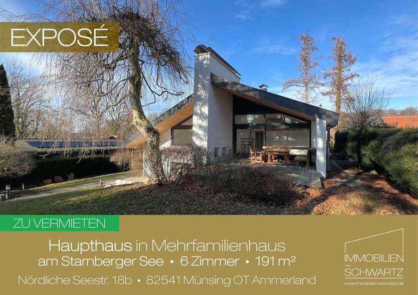 Haus zum Mieten in Münsing-Ammerland 3.790 € 191 m² 6 zimmer