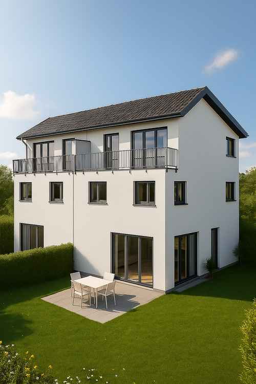 Lurup Grenze Bahrenfeld . Bestlage im Tannenberg . Neubau eines exklusiven KfW55 Stadthauses mit Wärmepumpe