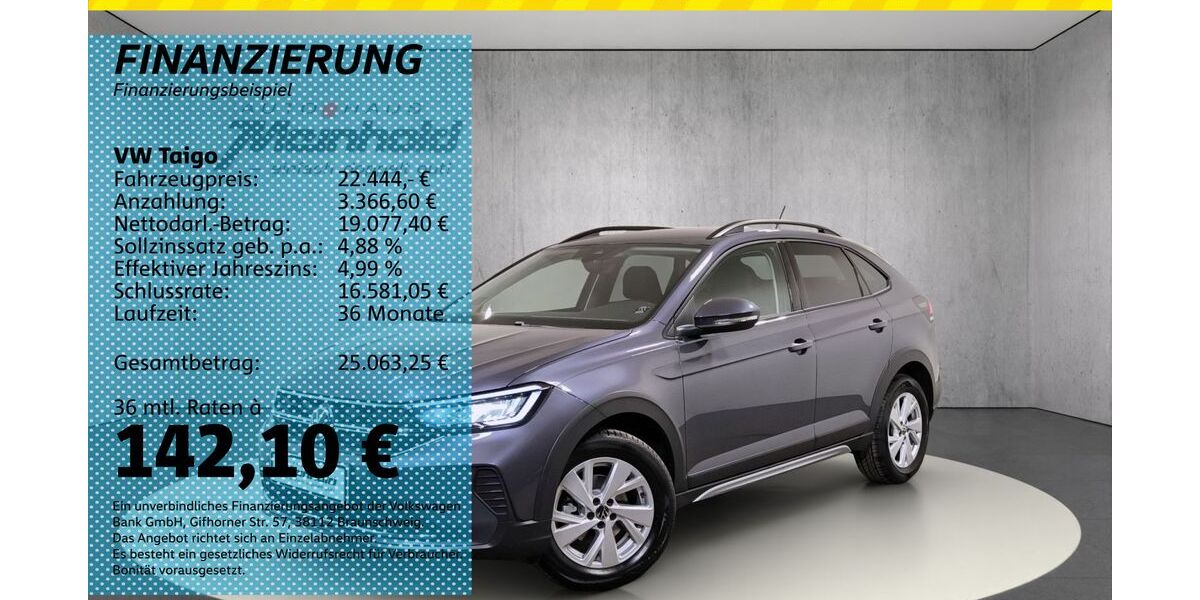 VW Taigo 5.000 km 22.444 &euro; Auerbach/Rebesgrün 08209
