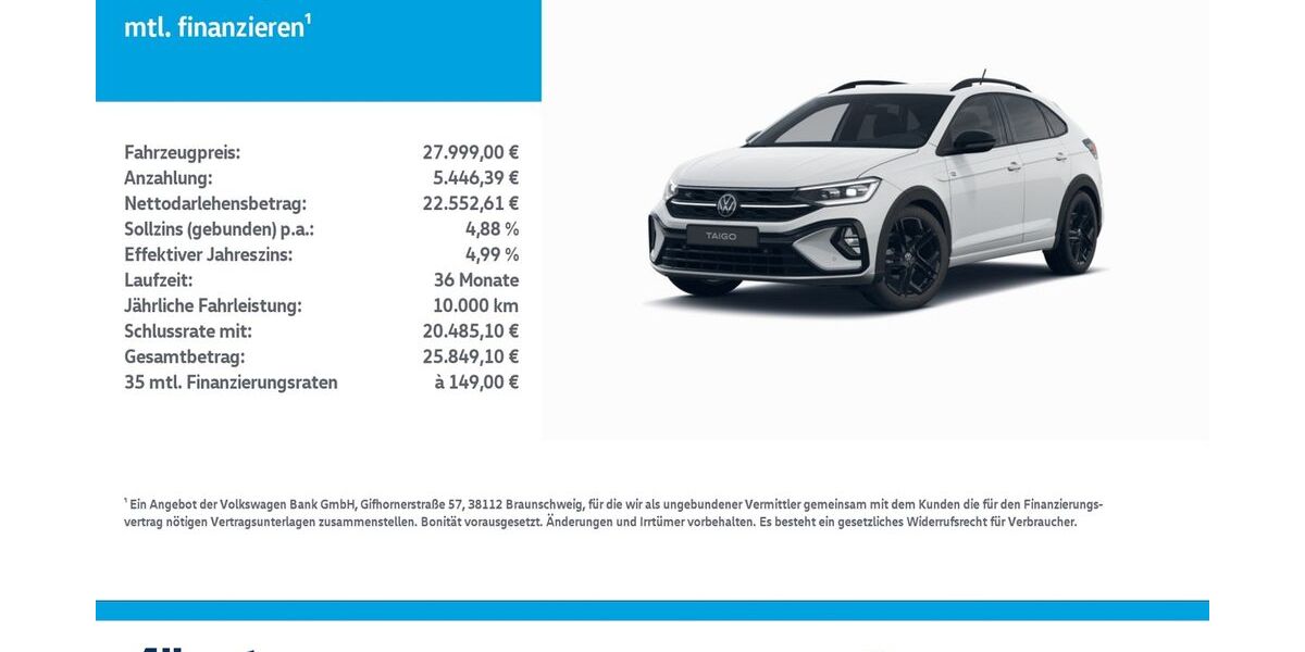 VW Taigo 6.600 km 27.999 &euro; Mühlhausen/Thüringen 99974