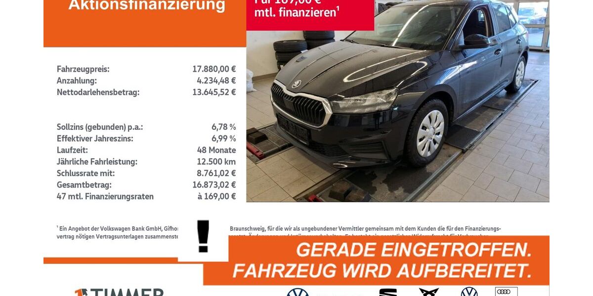 Skoda Fabia 35.254 km 17.880 &euro; Rheine 48432