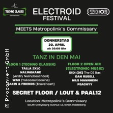 Techno Classix Metropolink´s Commissary 30.04.2026 Metropolinks Commissary