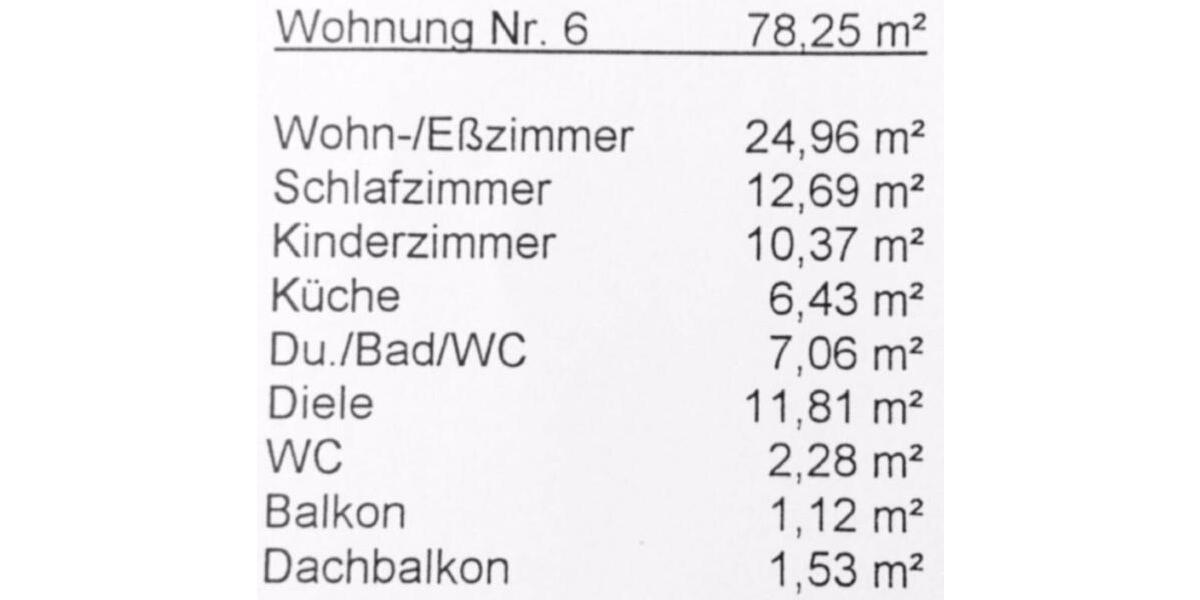 Dachgeschoßwohnung Bad Oeynhausen Rehme - 3 Zimmer, 79 m&sup2;, 249.500&euro; | Angebot:26250396