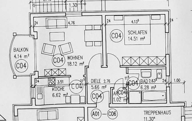 Etagenwohnung Heringen - 2 Zimmer, 52 m&sup2;, 105.000&euro; | Angebot:26695498