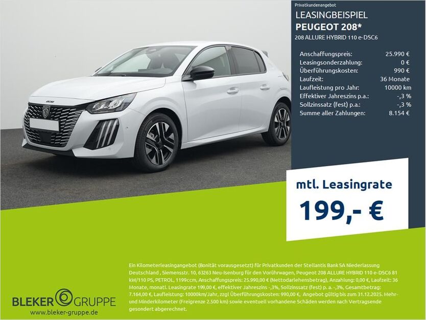 Peugeot 208 3.241 km 26.690 € Münster - Amelsbüren 48163