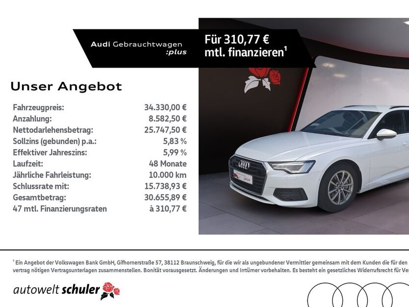 Audi A6 80.000 km 33.289 € Donaueschingen 78166