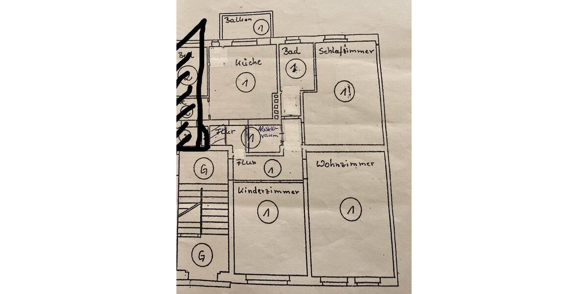 Hochparterre Wilhelmshaven - 3 Zimmer, 77 m&sup2;, 140.000&euro; | Angebot:26073157