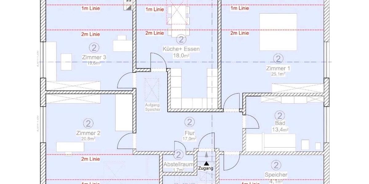 Etagenwohnung Offenbach an der Queich - 3.5 Zimmer, 120 m&sup2;, 1.250&euro; | Angebot:26101539