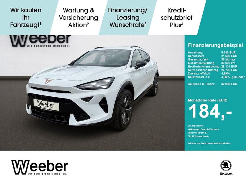 Cupra Formentor 21.400 km 32.382 € Weil der Stadt 71263