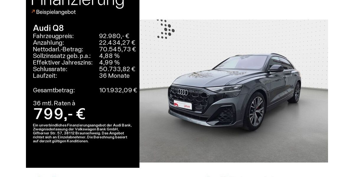 Audi Q8 27.000 km 88.990 &euro; Hofheim 65719