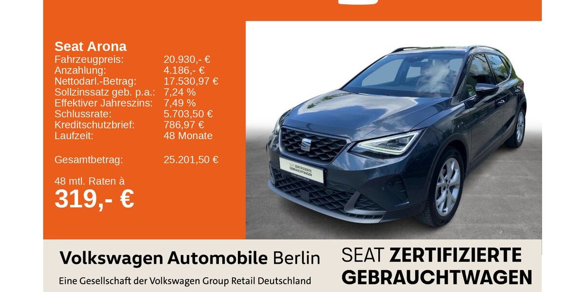 Seat Arona 67.020 km 20.930 &euro; Berlin 13089
